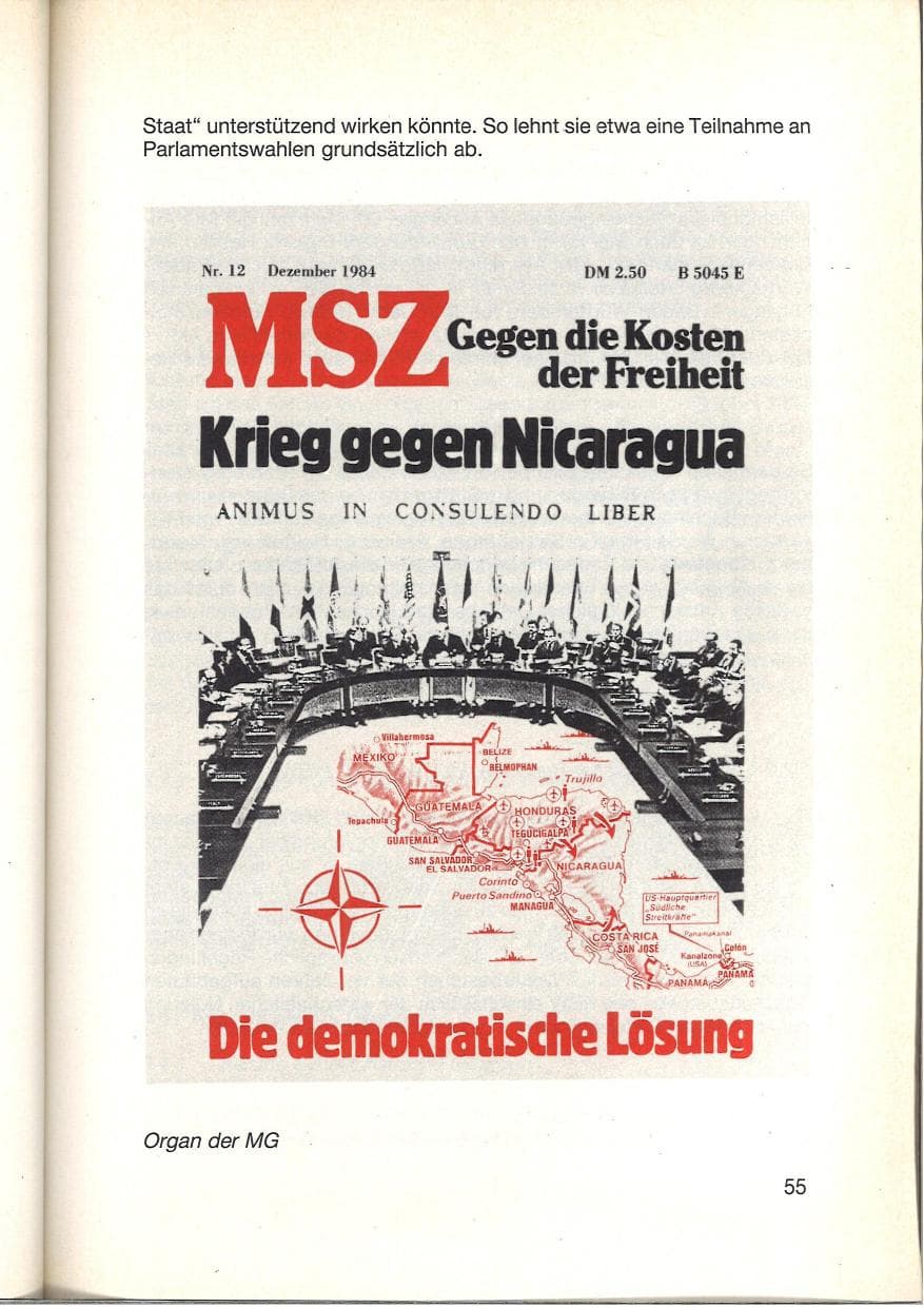 Seite 57 des Verfassungsschutzbericht 1984 Baden-Württemberg