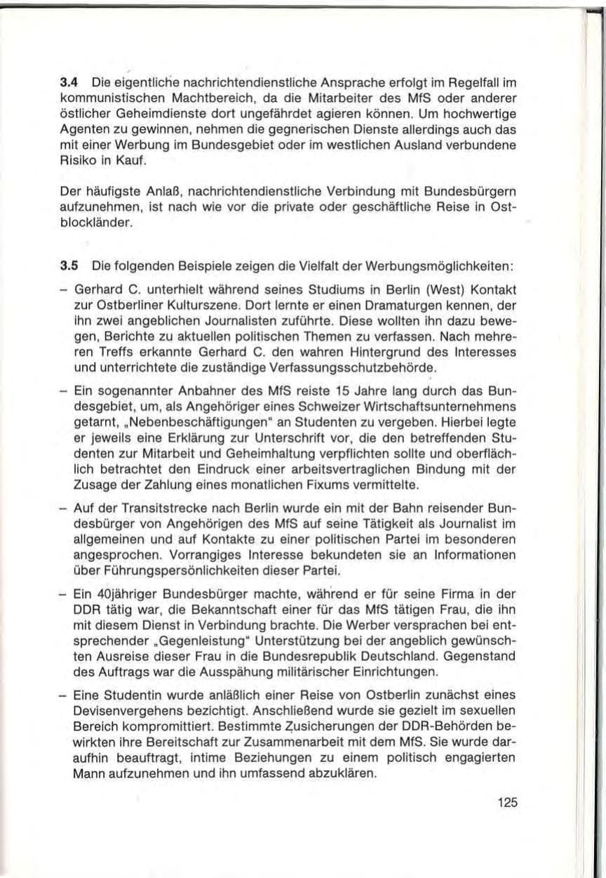 Seite 127 des Verfassungsschutzbericht 1985 Baden-Württemberg