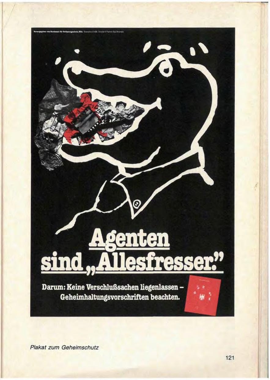 Seite 123 des Verfassungsschutzbericht 1986 Baden-Württemberg
