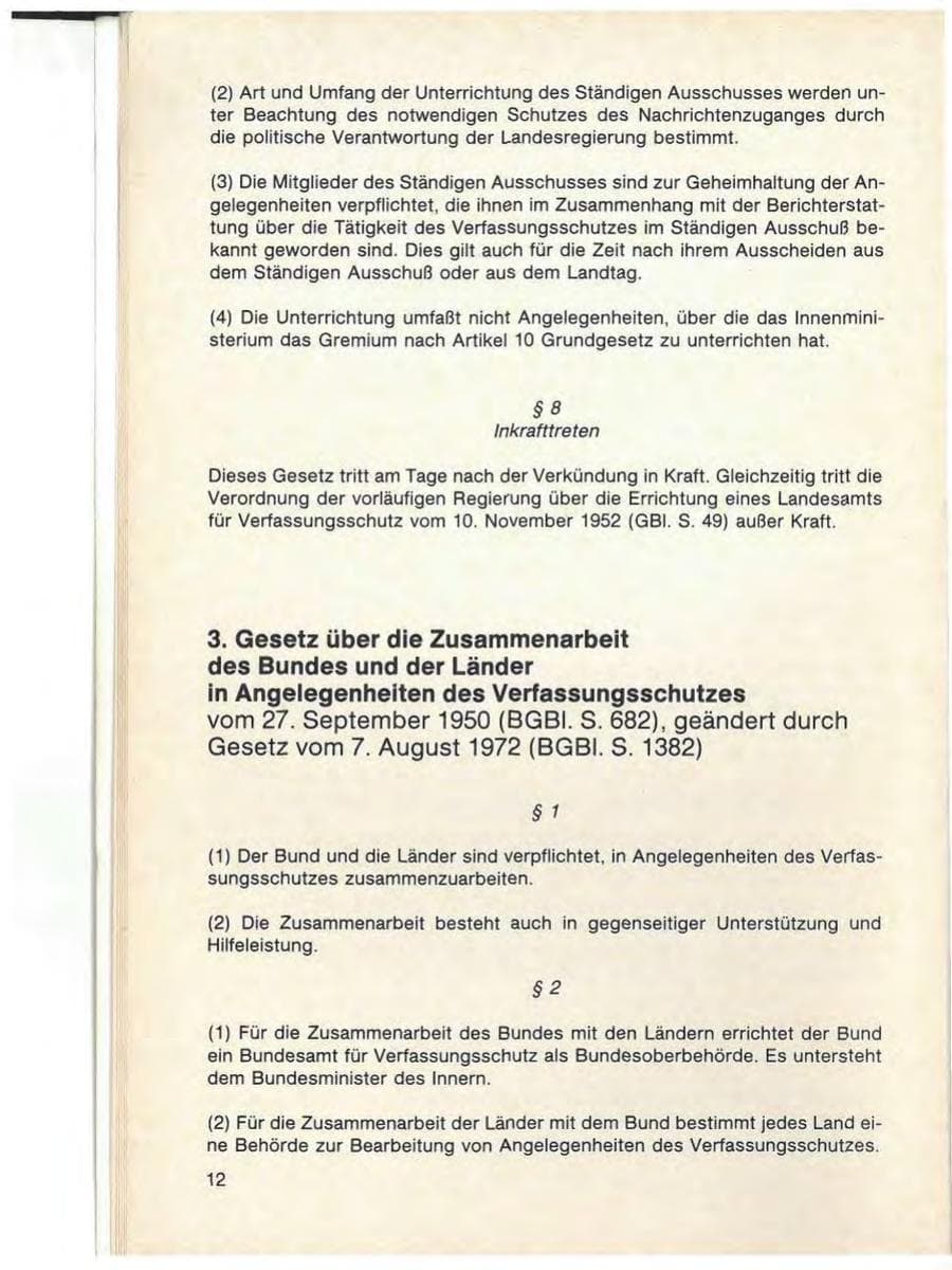 Seite 14 des Verfassungsschutzbericht 1986 Baden-Württemberg