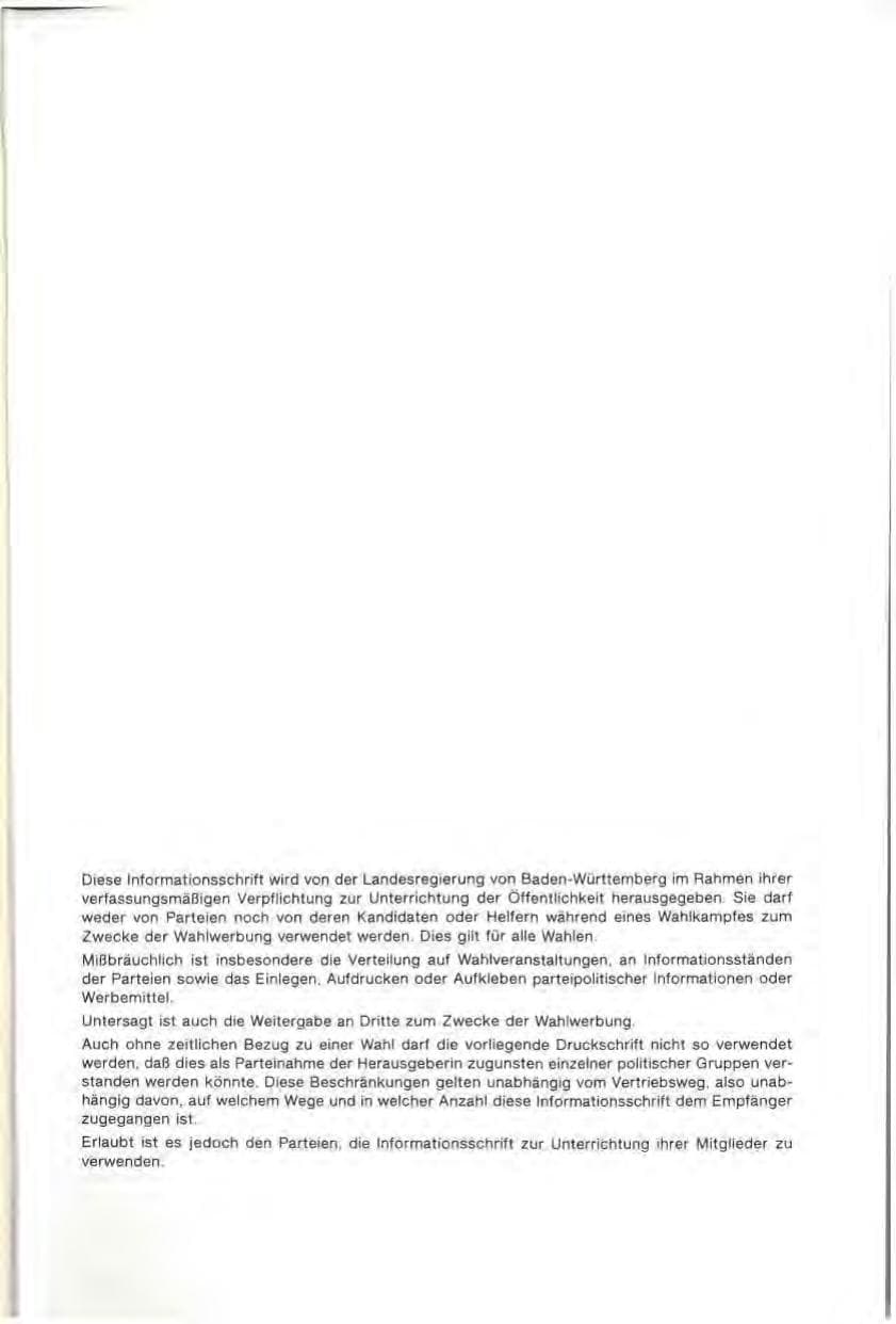 Seite 138 des Verfassungsschutzbericht 1986 Baden-Württemberg