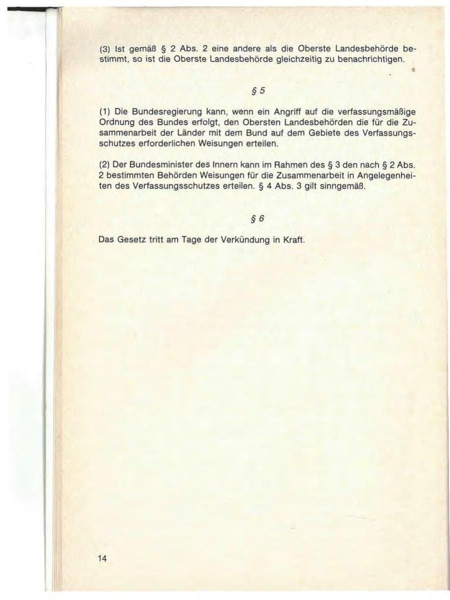 Seite 16 des Verfassungsschutzbericht 1986 Baden-Württemberg