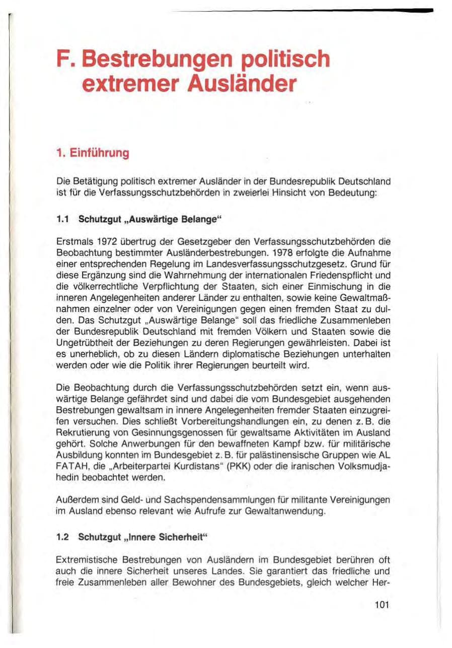 Seite 103 des Verfassungsschutzbericht 1987 Baden-Württemberg