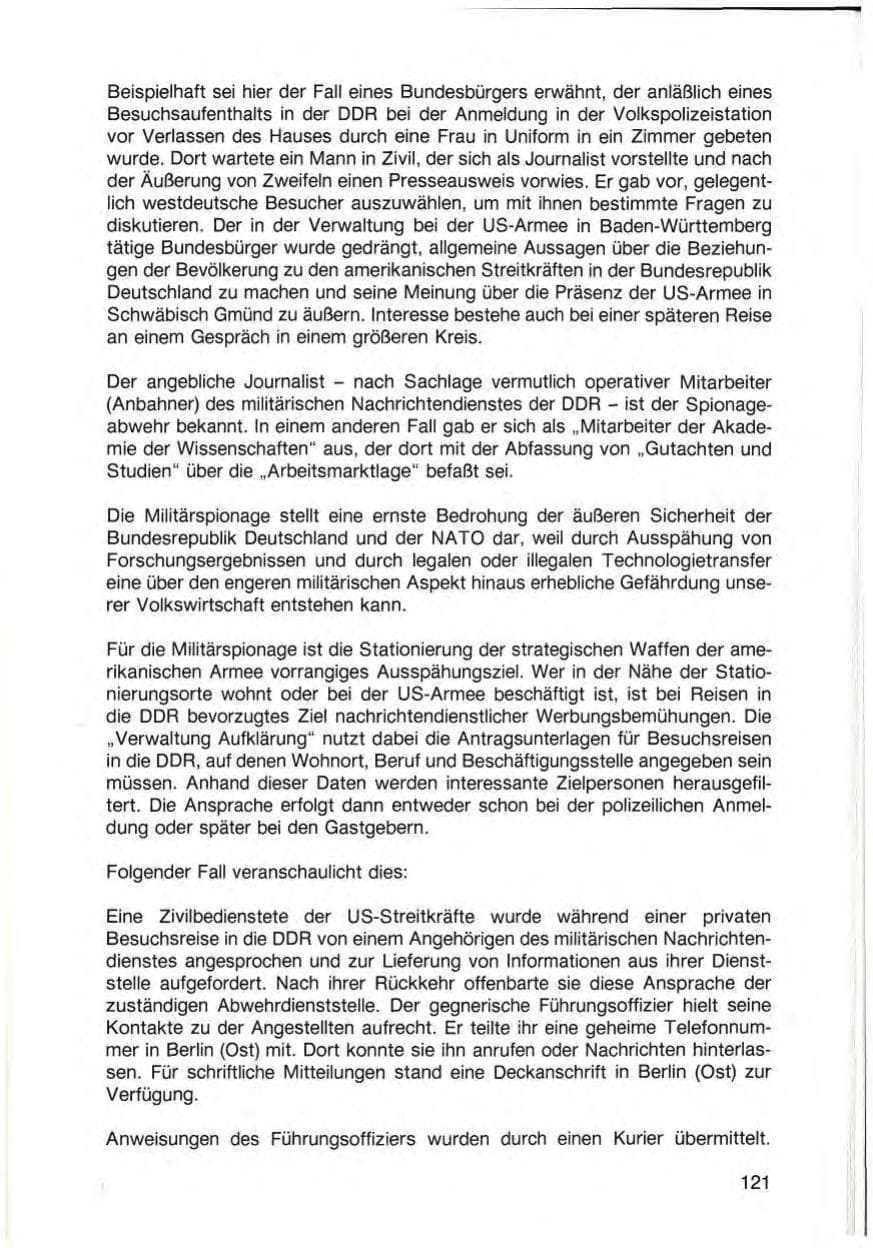Seite 123 des Verfassungsschutzbericht 1987 Baden-Württemberg