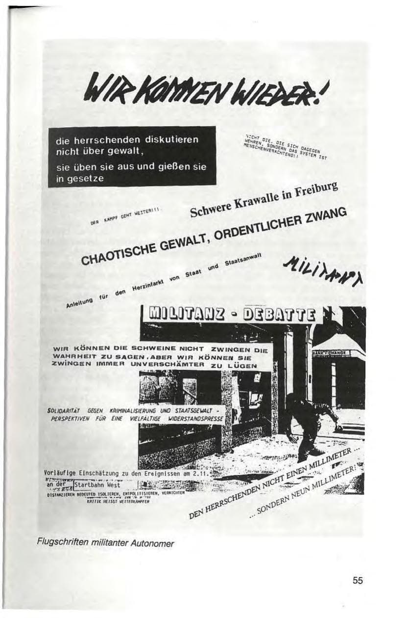 Seite 57 des Verfassungsschutzbericht 1987 Baden-Württemberg