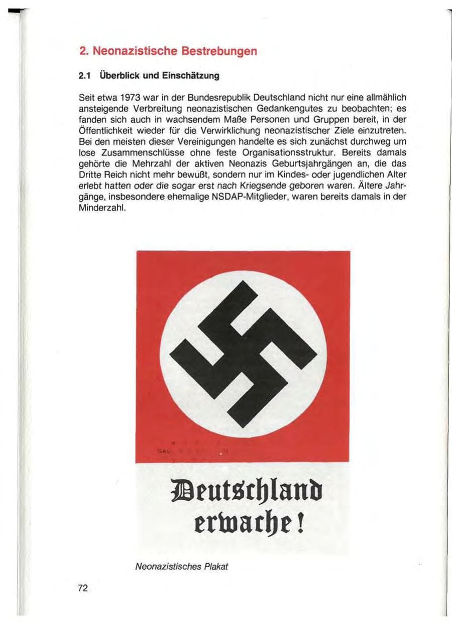 Seite 74 des Verfassungsschutzbericht 1987 Baden-Württemberg