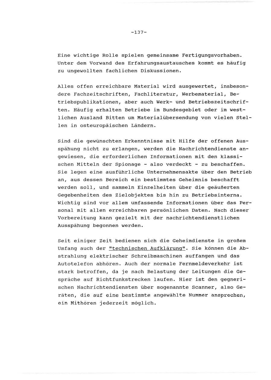 Seite 138 des Verfassungsschutzbericht 1989 Baden-Württemberg