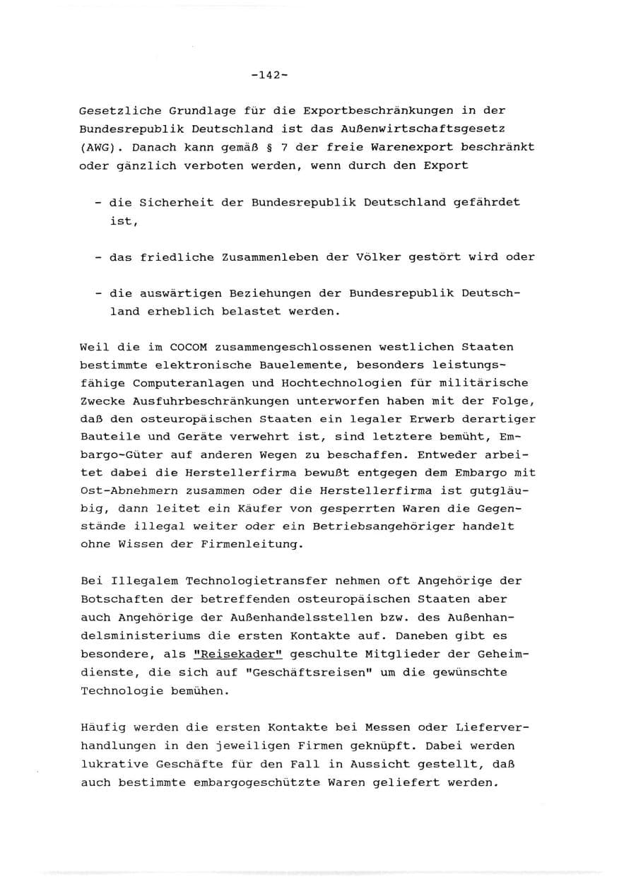 Seite 143 des Verfassungsschutzbericht 1989 Baden-Württemberg
