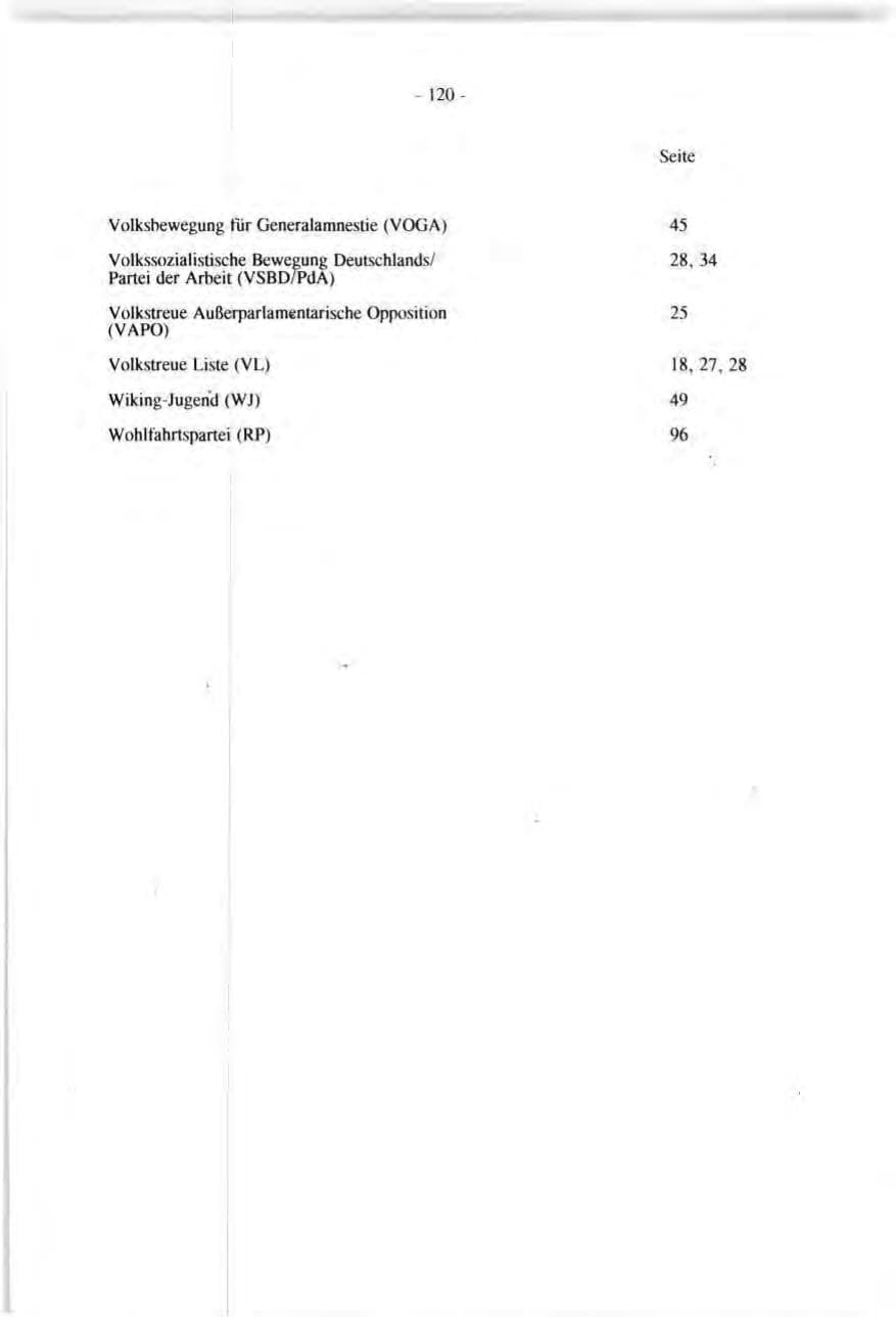Seite 120 des Verfassungsschutzbericht 1991 Baden-Württemberg