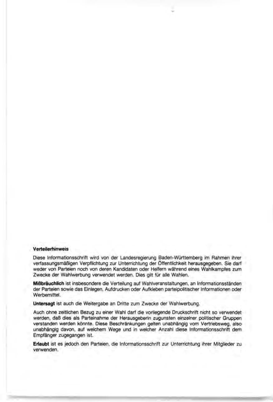 Seite 129 des Verfassungsschutzbericht 1991 Baden-Württemberg