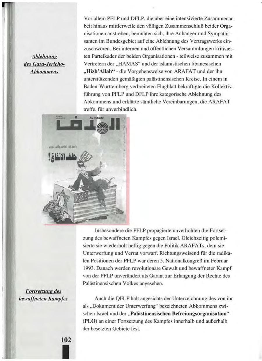 Seite 106 des Verfassungsschutzbericht 1993 Baden-Württemberg