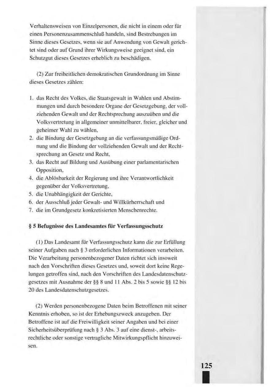 Seite 129 des Verfassungsschutzbericht 1993 Baden-Württemberg