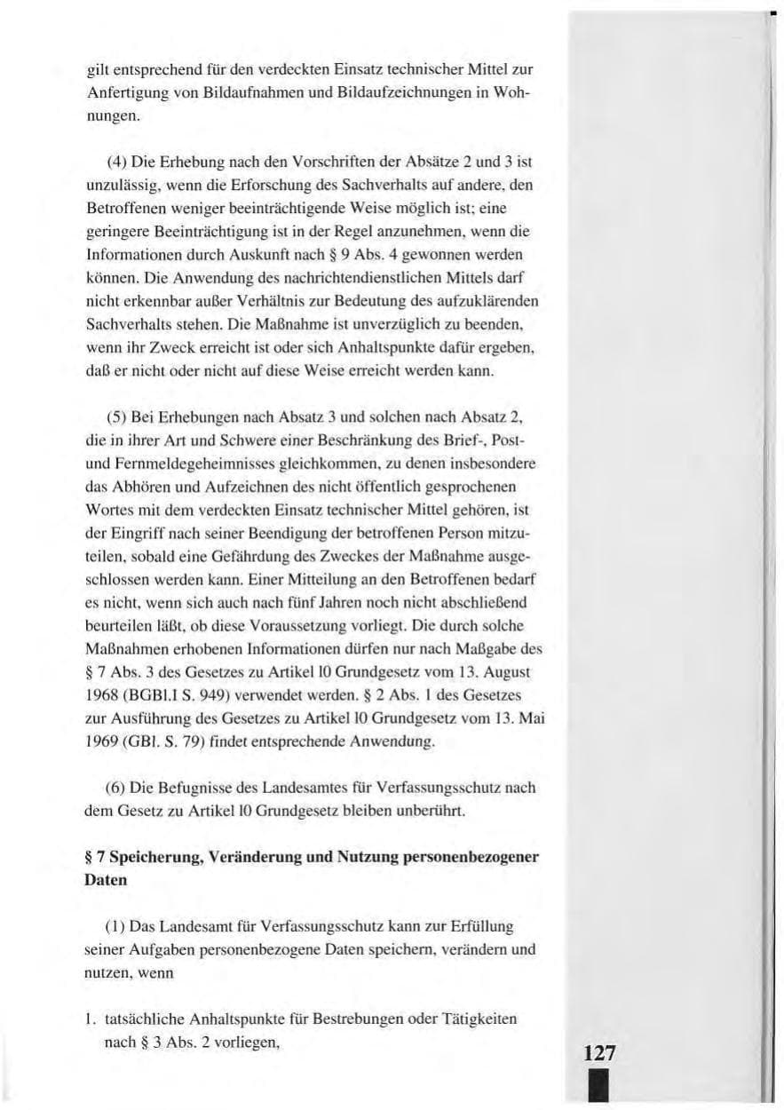Seite 131 des Verfassungsschutzbericht 1993 Baden-Württemberg