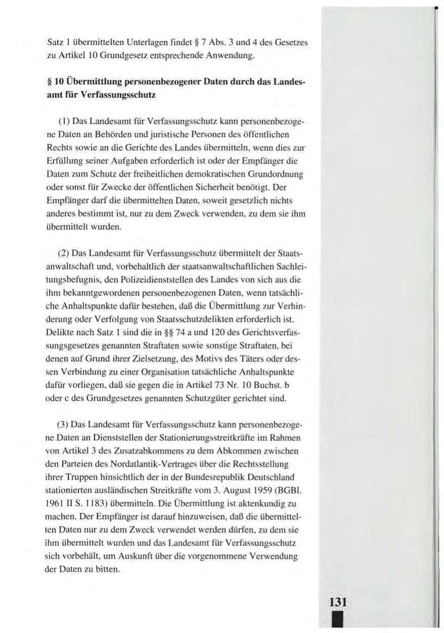 Seite 135 des Verfassungsschutzbericht 1993 Baden-Württemberg