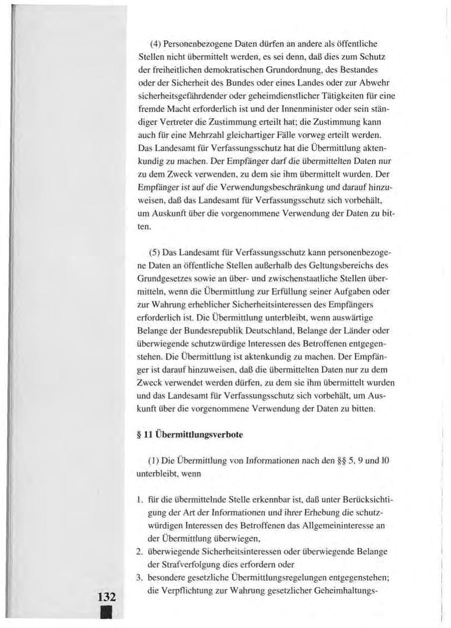 Seite 136 des Verfassungsschutzbericht 1993 Baden-Württemberg