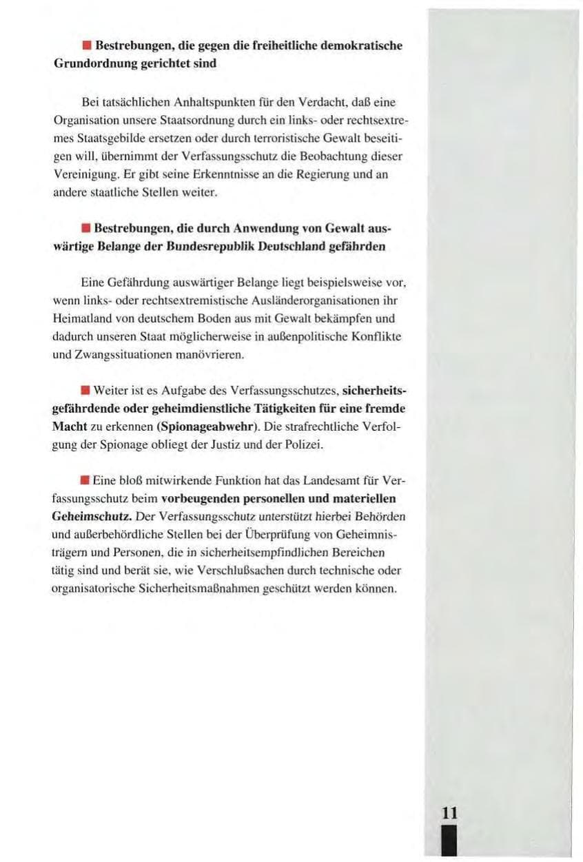 Seite 15 des Verfassungsschutzbericht 1993 Baden-Württemberg