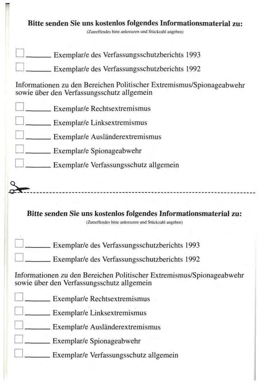 Seite 142 des Verfassungsschutzbericht 1993 Baden-Württemberg