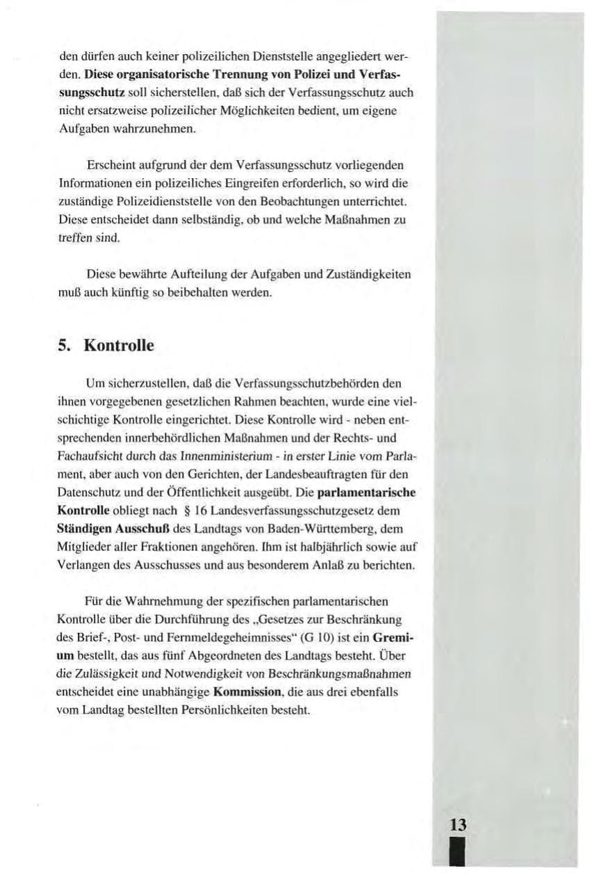 Seite 17 des Verfassungsschutzbericht 1993 Baden-Württemberg