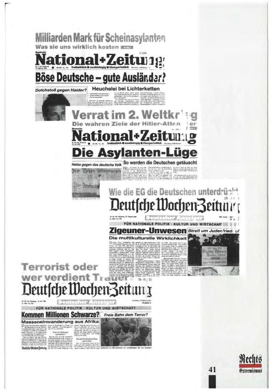 Seite 45 des Verfassungsschutzbericht 1993 Baden-Württemberg