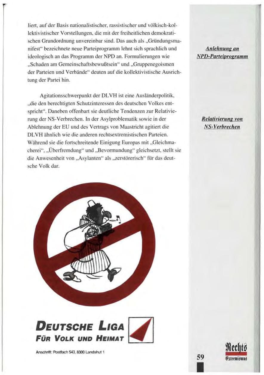 Seite 63 des Verfassungsschutzbericht 1993 Baden-Württemberg