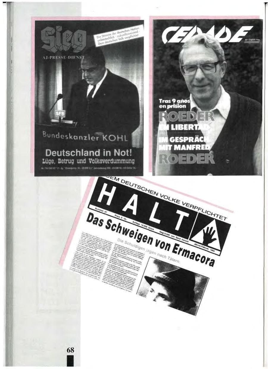 Seite 72 des Verfassungsschutzbericht 1993 Baden-Württemberg