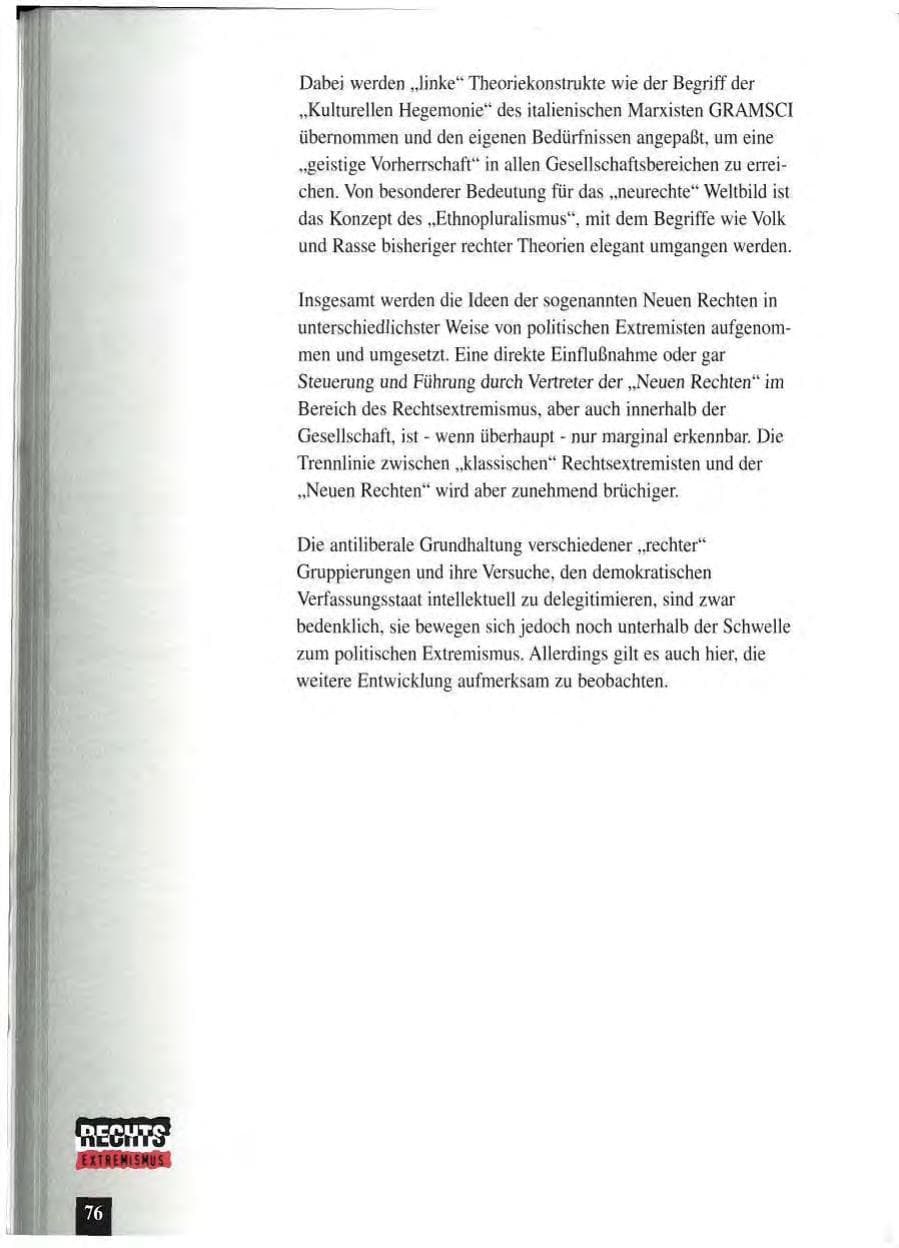 Seite 80 des Verfassungsschutzbericht 1994 Baden-Württemberg