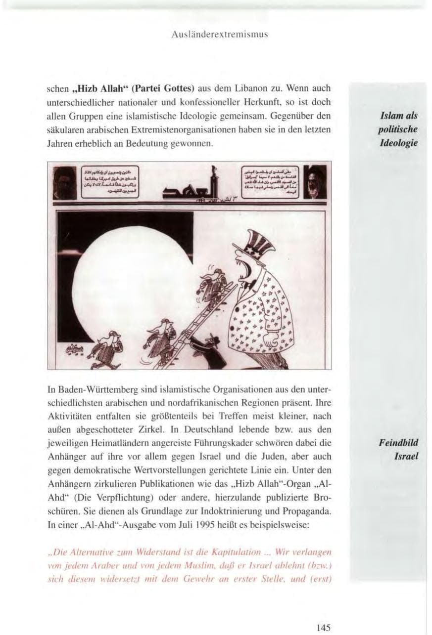 Seite 145 des Verfassungsschutzbericht 1995 Baden-Württemberg