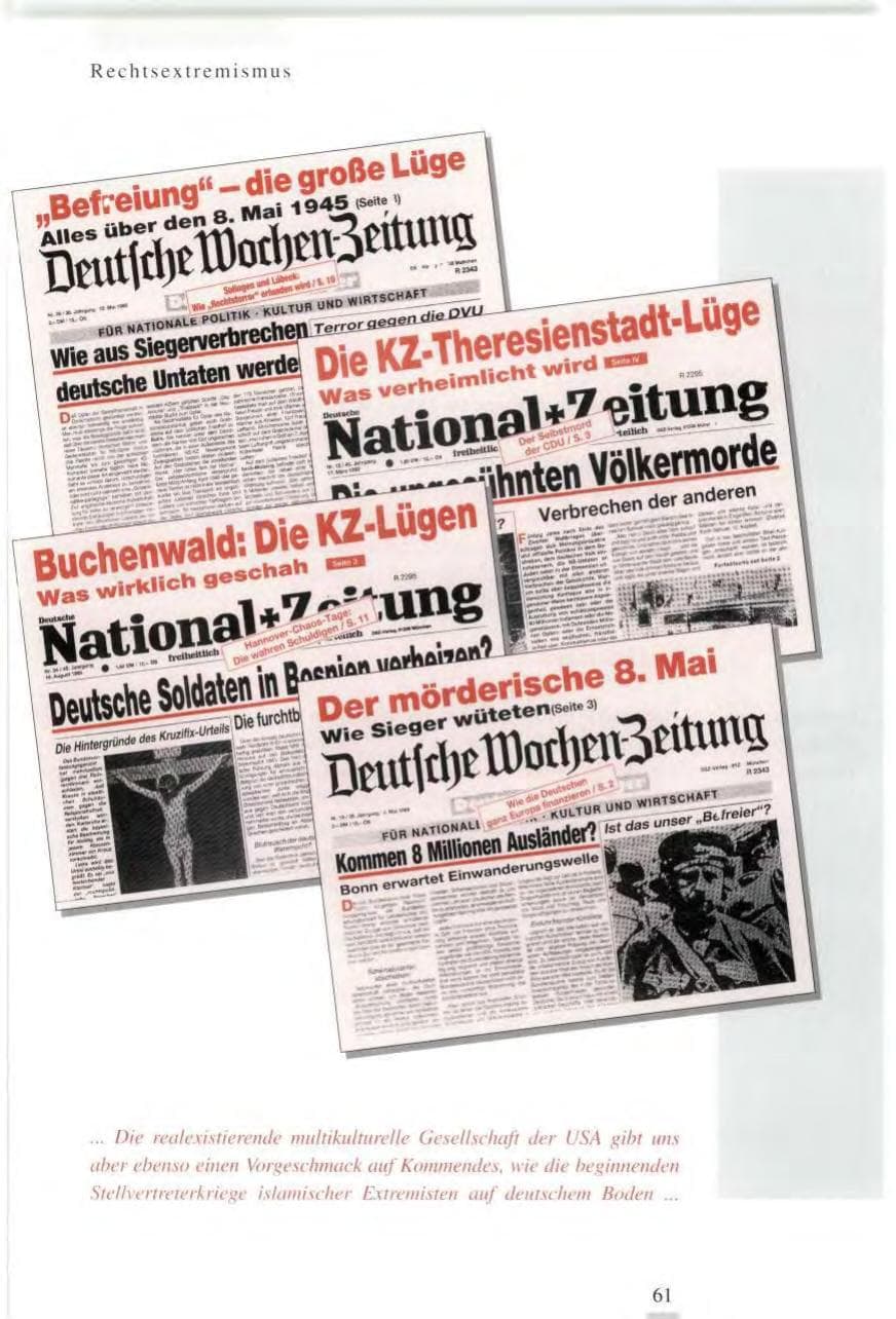Seite 61 des Verfassungsschutzbericht 1995 Baden-Württemberg