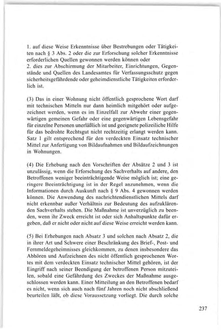 Seite 237 des Verfassungsschutzbericht 1997 Baden-Württemberg
