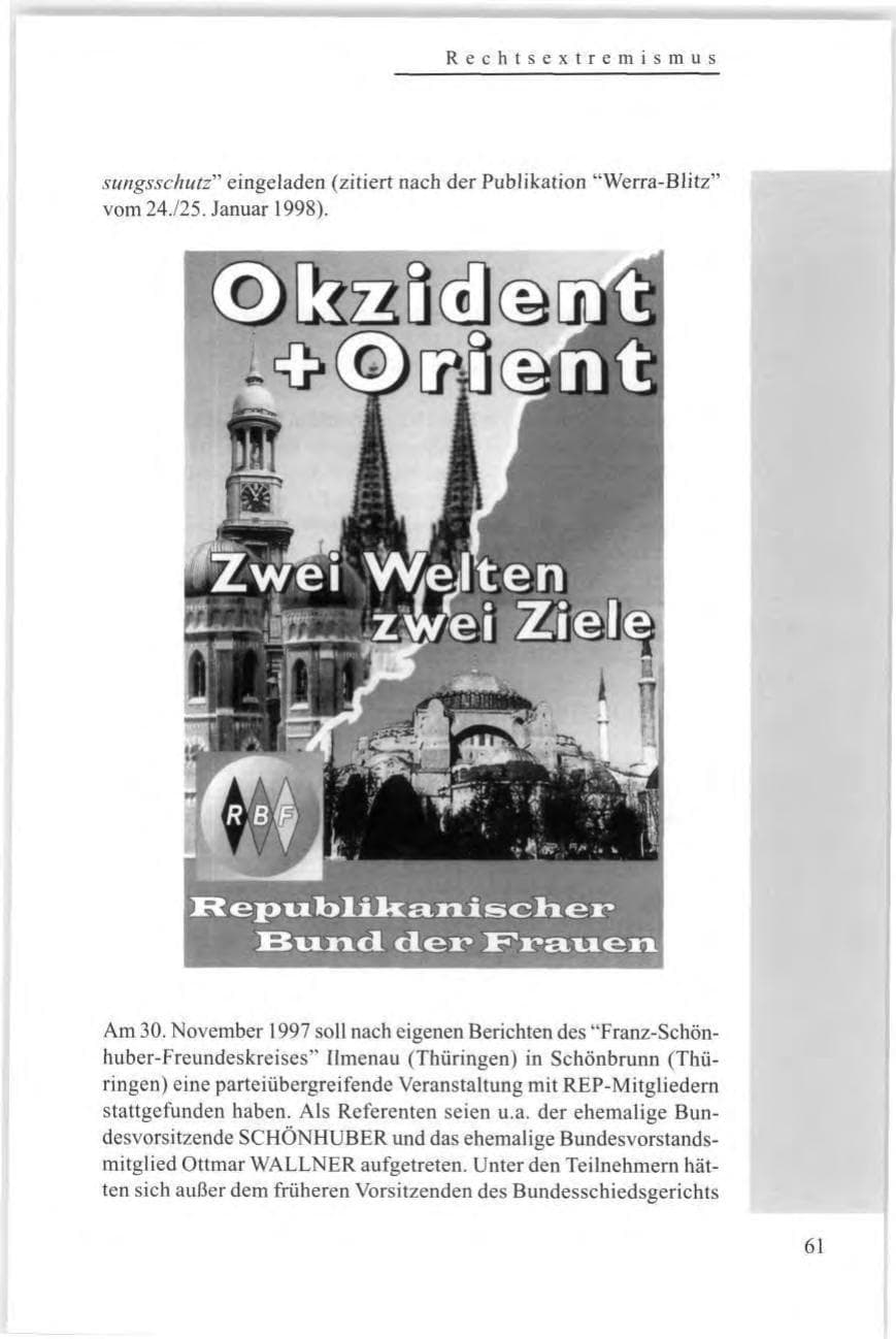 Seite 63 des Verfassungsschutzbericht 1997 Baden-Württemberg