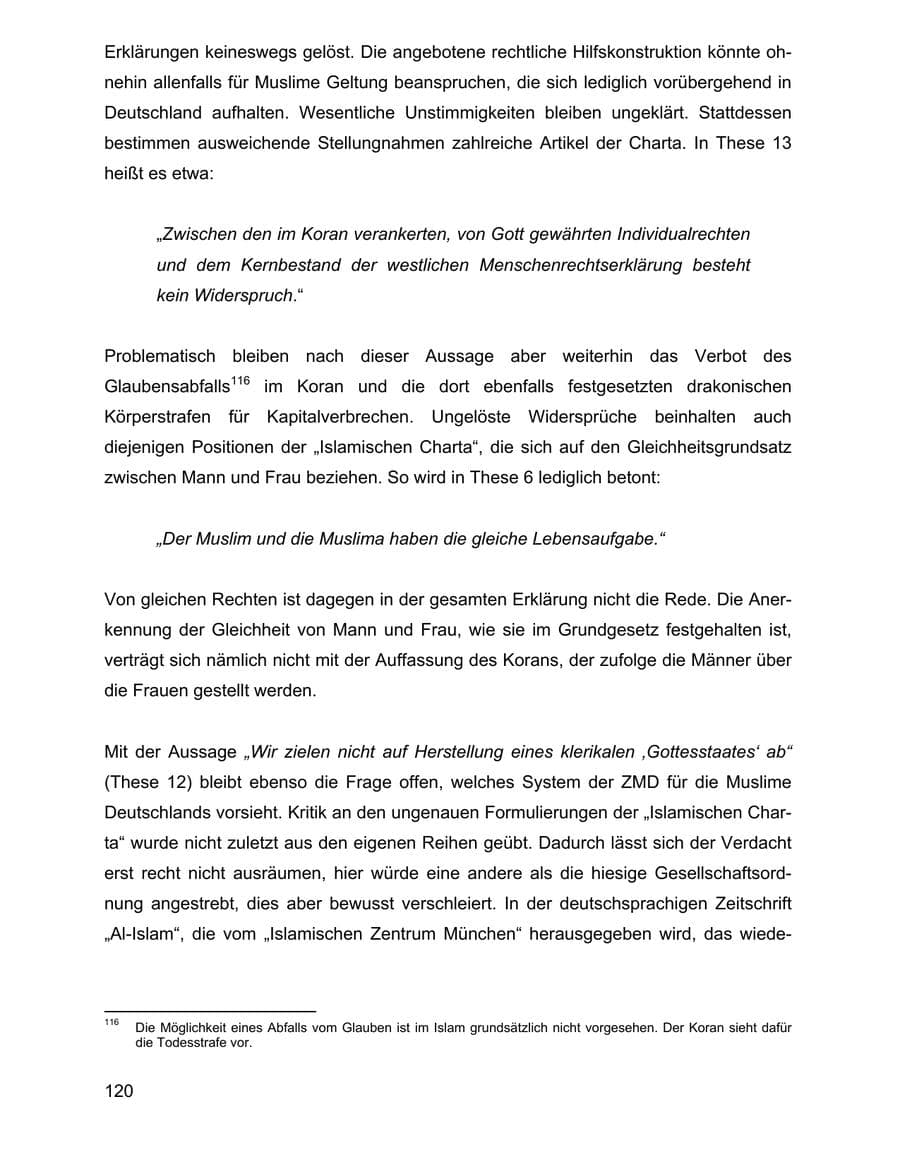 Seite 120 des Verfassungsschutzbericht 2002 Baden-Württemberg