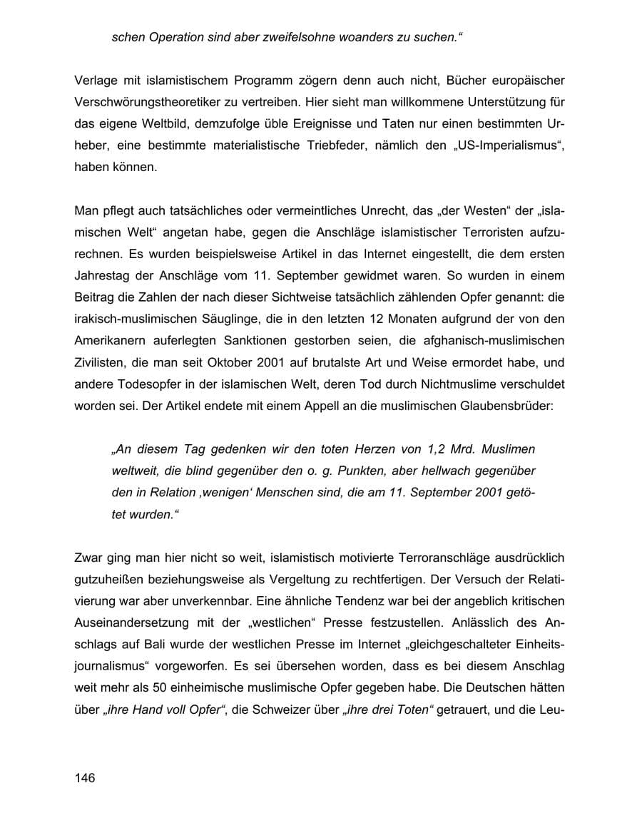 Seite 146 des Verfassungsschutzbericht 2002 Baden-Württemberg
