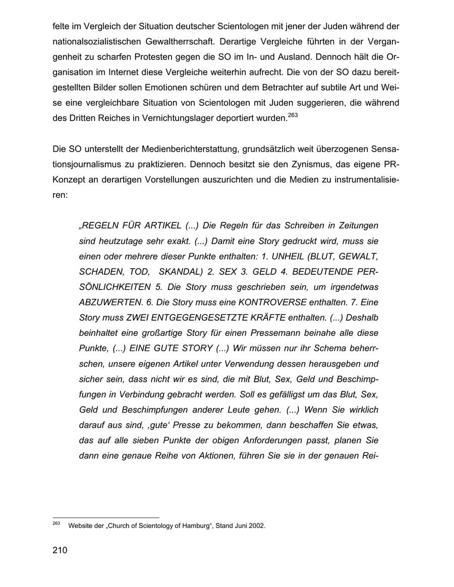 Seite 210 des Verfassungsschutzbericht 2002 Baden-Württemberg