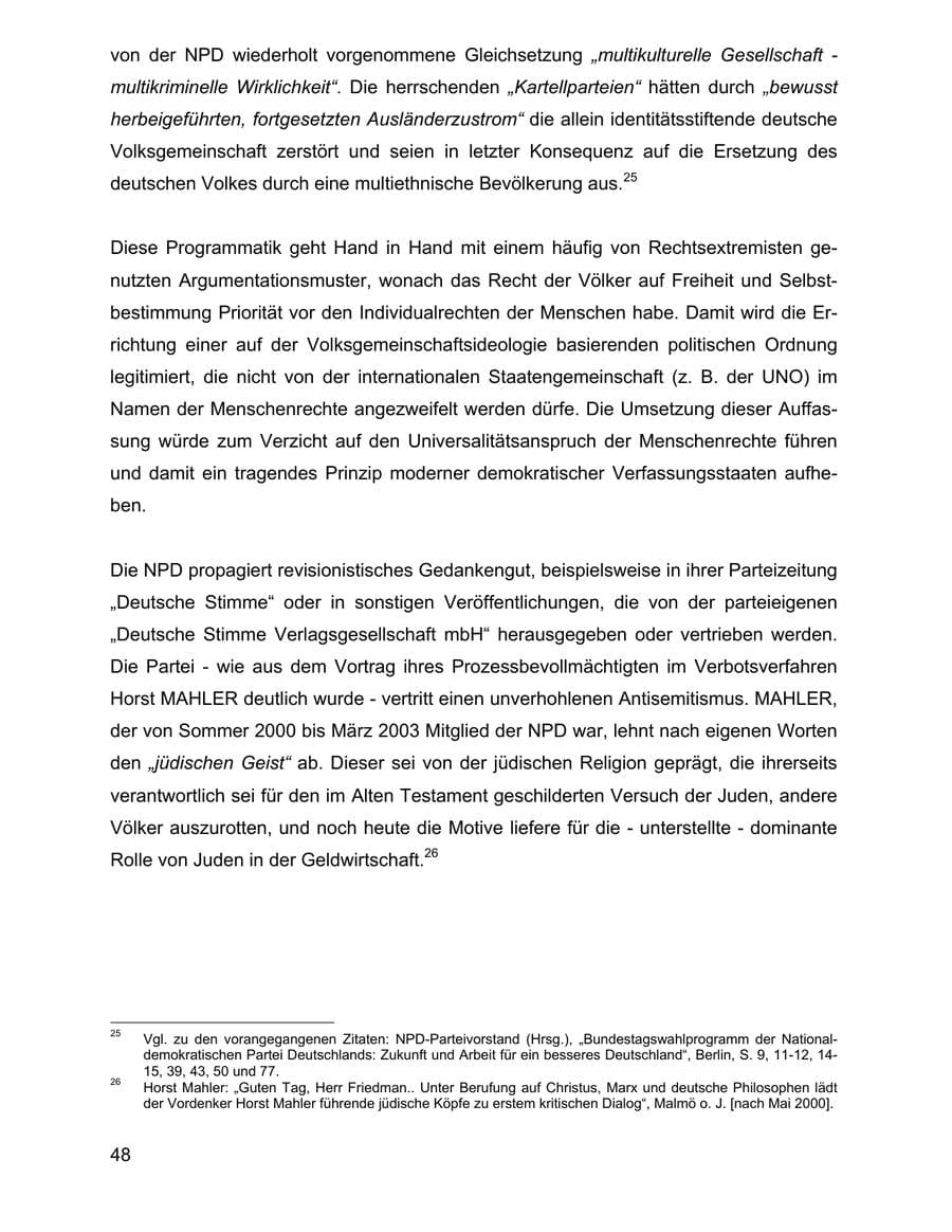 Seite 48 des Verfassungsschutzbericht 2002 Baden-Württemberg