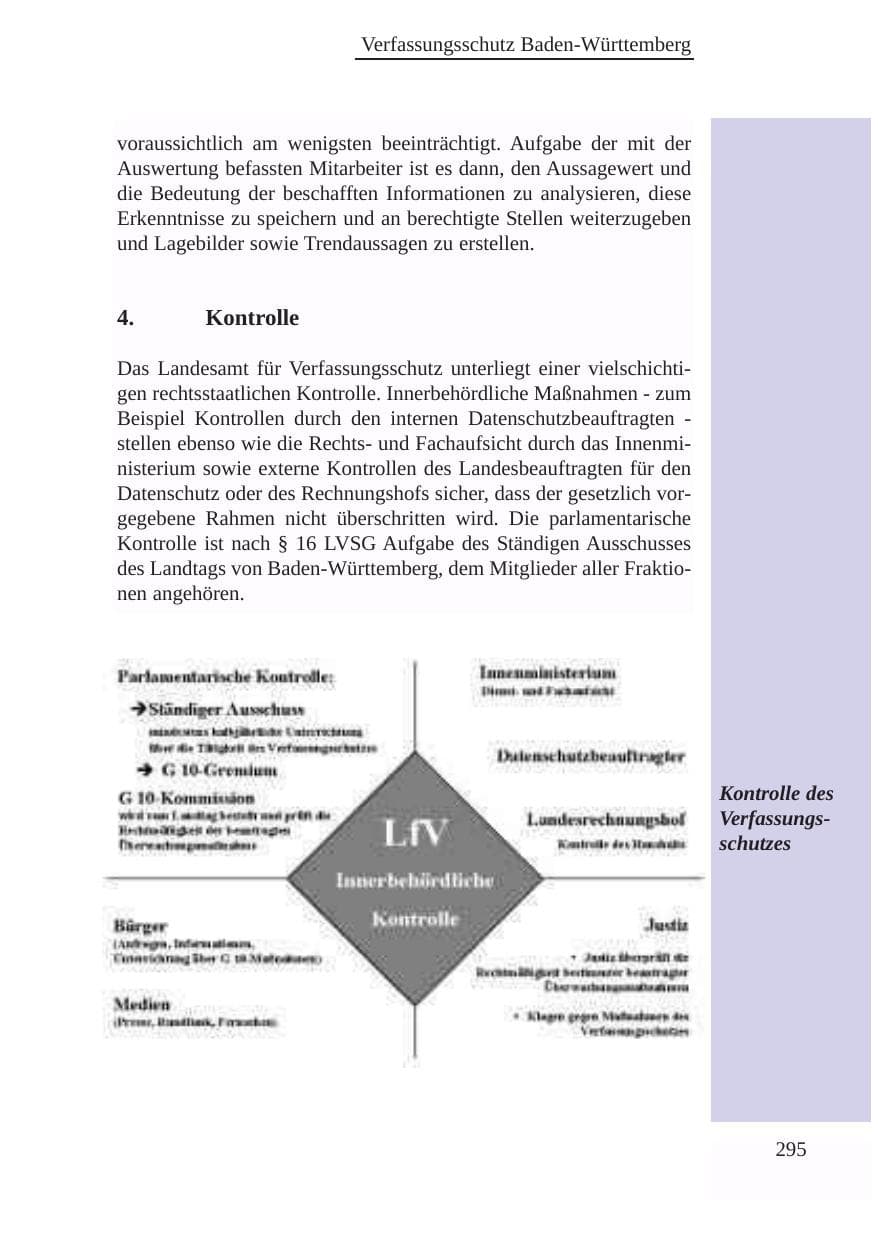 Seite 296 des Verfassungsschutzbericht 2003 Baden-Württemberg