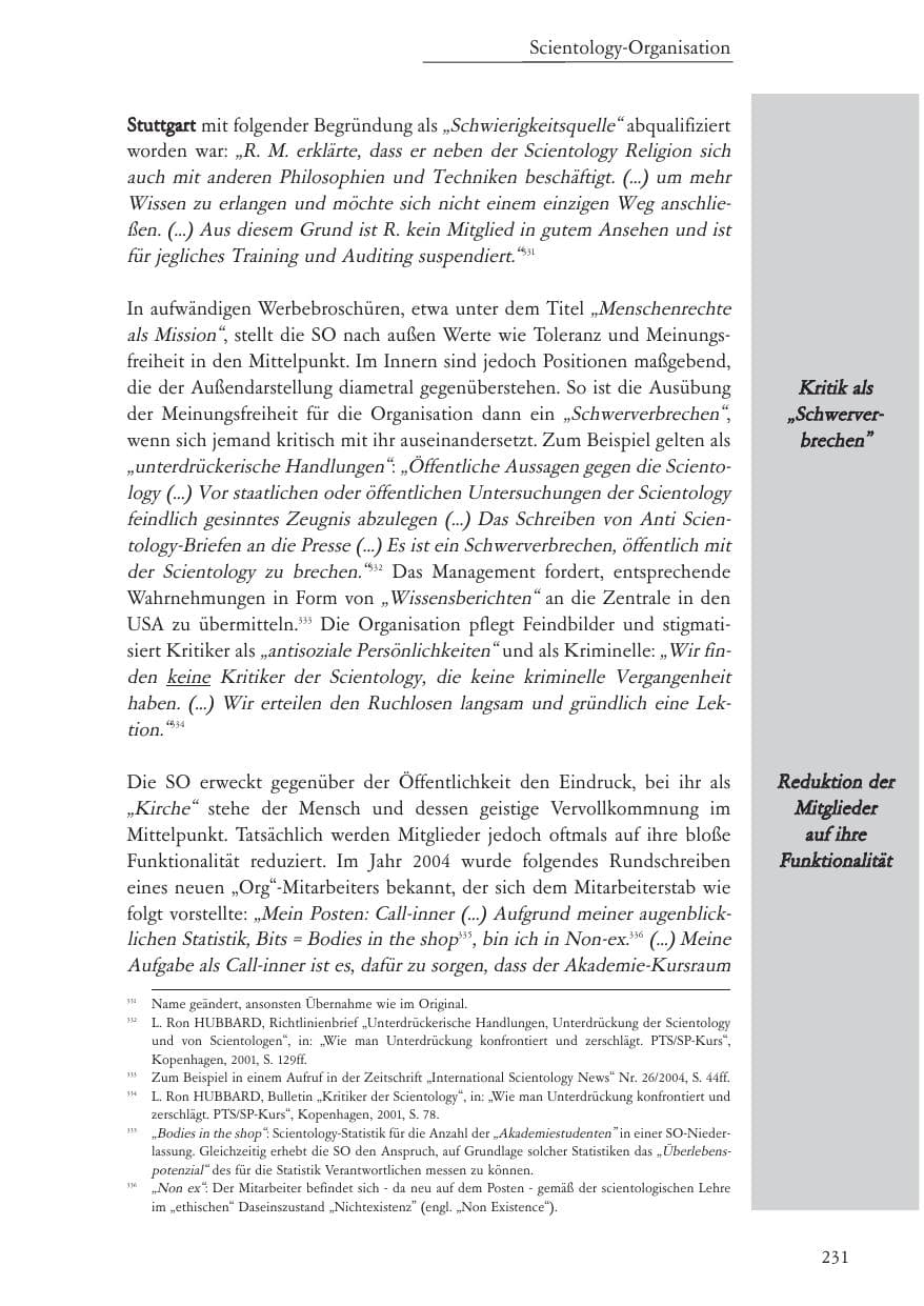 Seite 232 des Verfassungsschutzbericht 2004 Baden-Württemberg
