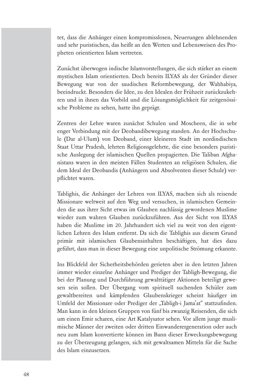 Seite 49 des Verfassungsschutzbericht 2004 Baden-Württemberg