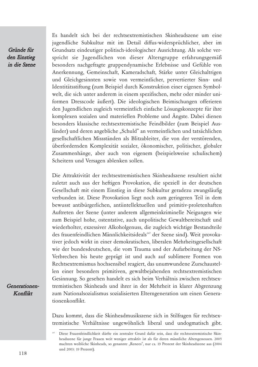 Seite 119 des Verfassungsschutzbericht 2005 Baden-Württemberg