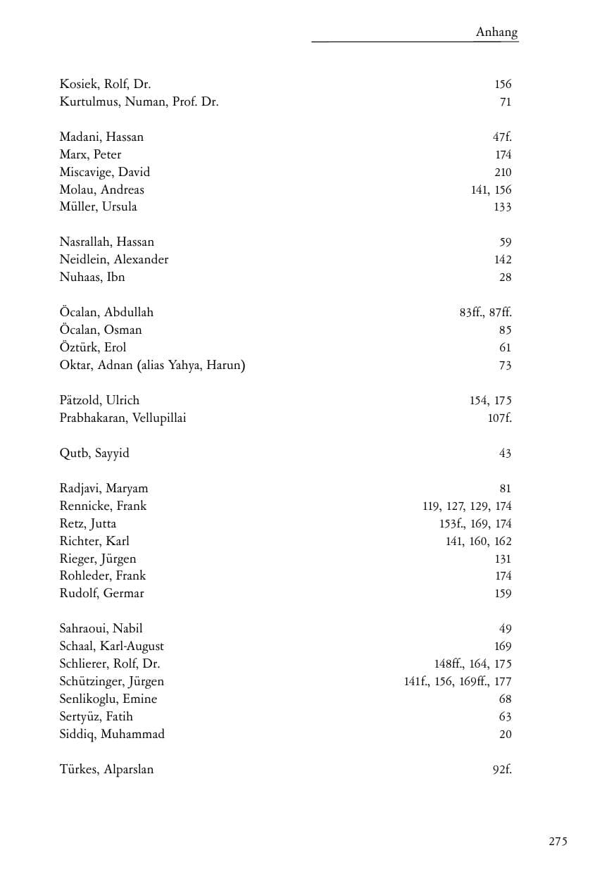 Seite 276 des Verfassungsschutzbericht 2005 Baden-Württemberg