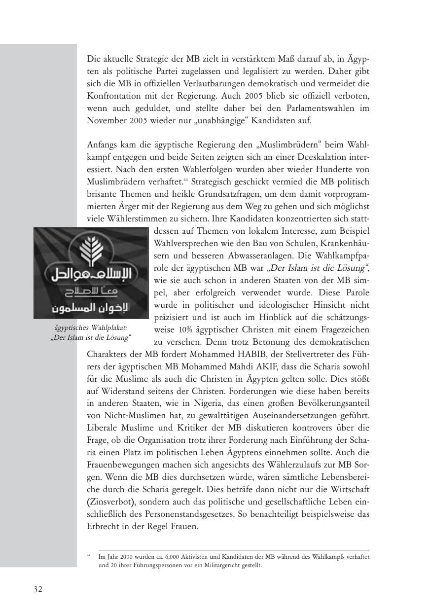Seite 33 des Verfassungsschutzbericht 2005 Baden-Württemberg