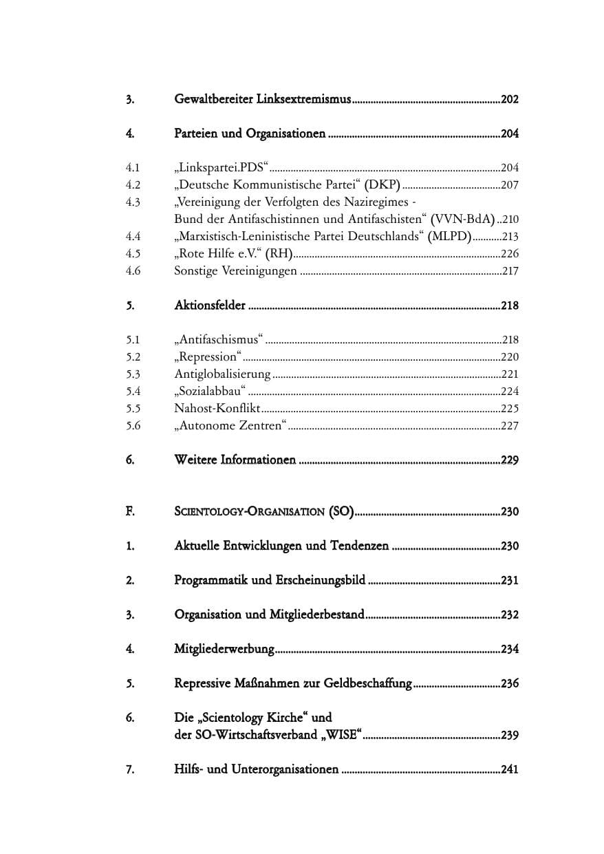 Seite 11 des Verfassungsschutzbericht 2006 Baden-Württemberg