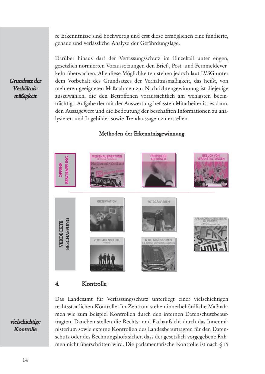Seite 15 des Verfassungsschutzbericht 2006 Baden-Württemberg