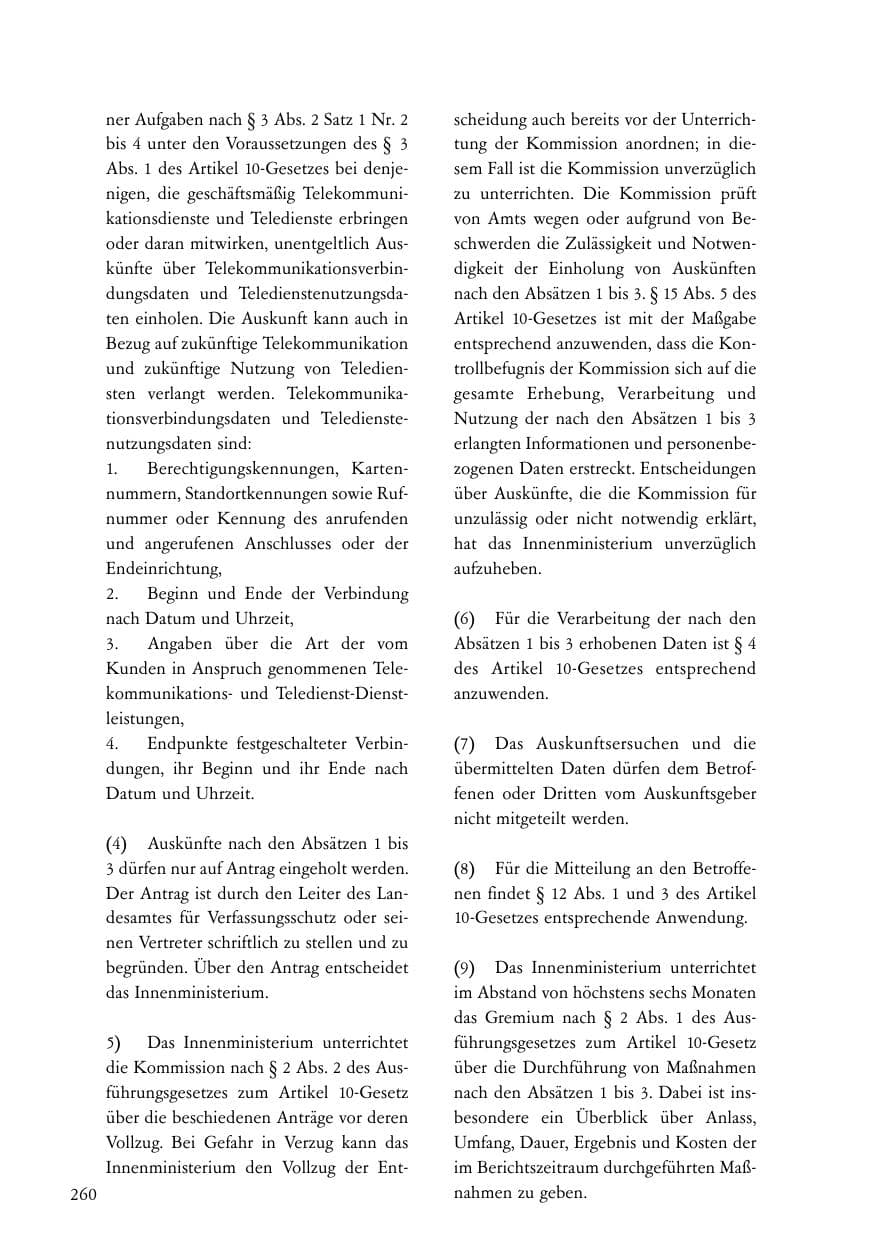 Seite 261 des Verfassungsschutzbericht 2007 Baden-Württemberg