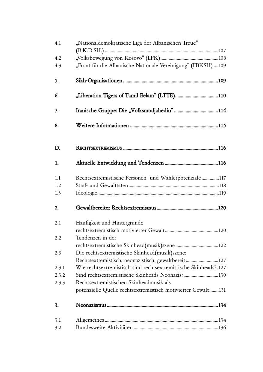 Seite 9 des Verfassungsschutzbericht 2007 Baden-Württemberg