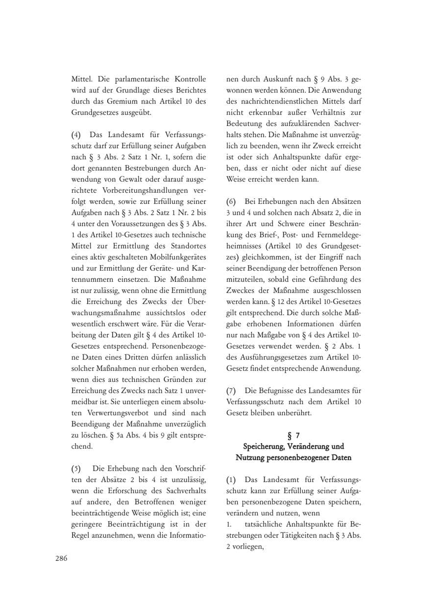 Seite 286 des Verfassungsschutzbericht 2008 Baden-Württemberg