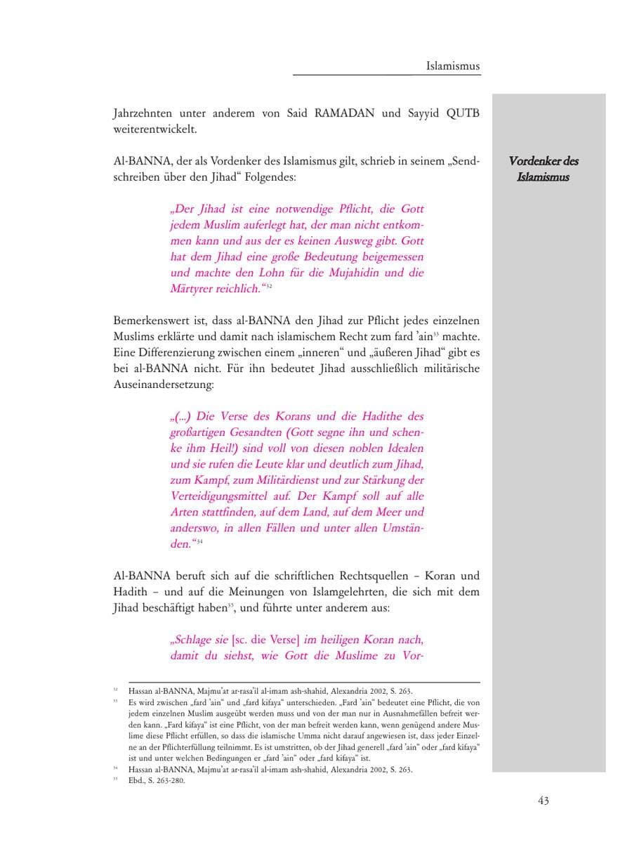 Seite 43 des Verfassungsschutzbericht 2008 Baden-Württemberg