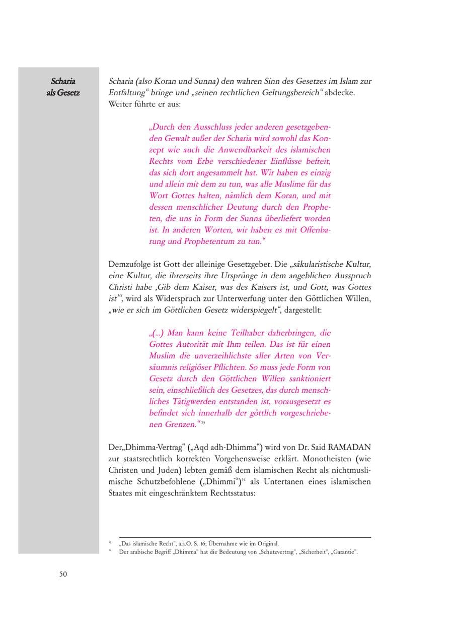 Seite 50 des Verfassungsschutzbericht 2008 Baden-Württemberg