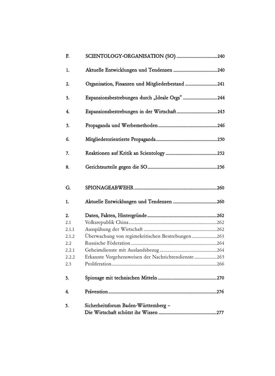 Seite 10 des Verfassungsschutzbericht 2008 Baden-Württemberg
