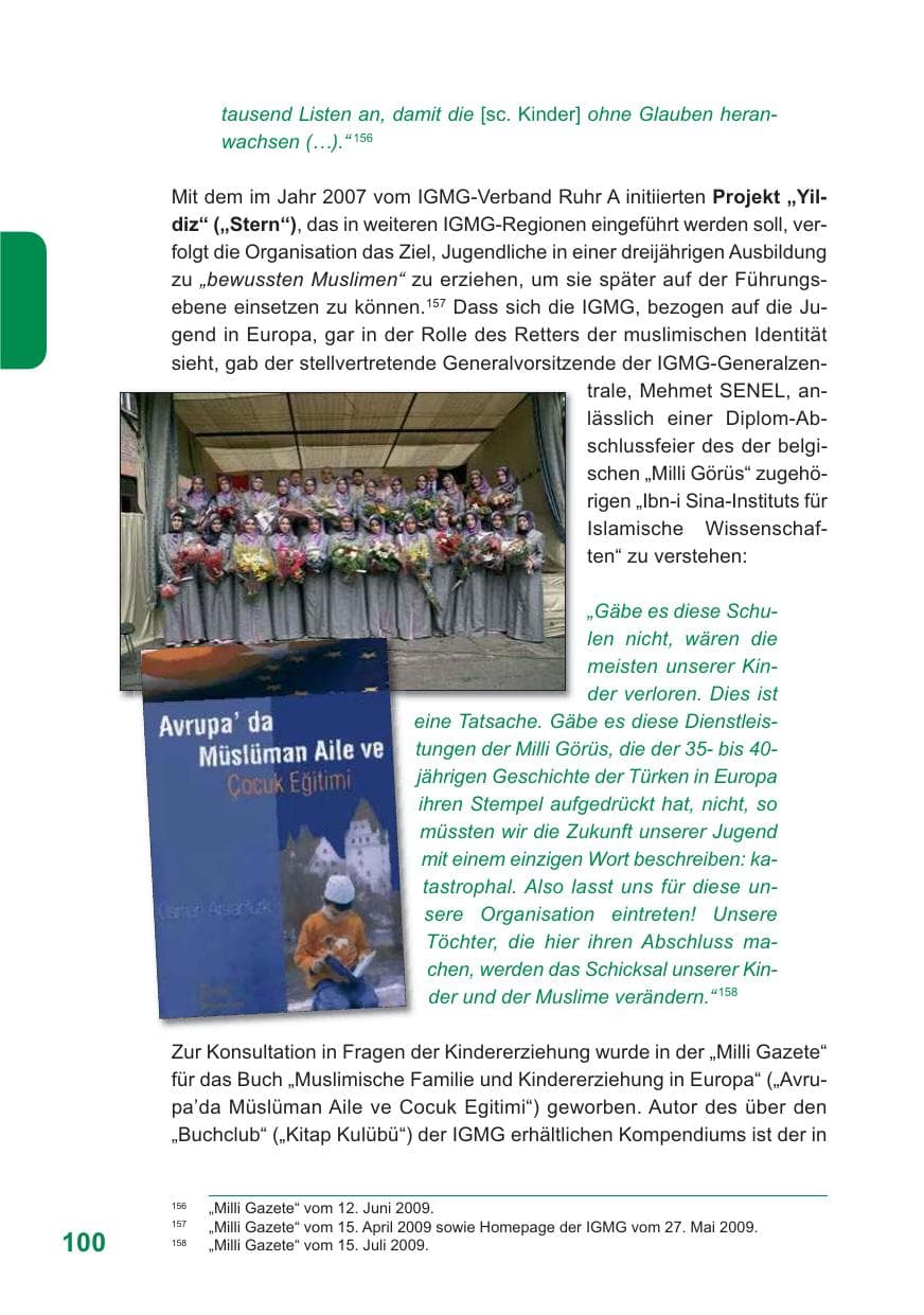 Seite 101 des Verfassungsschutzbericht 2009 Baden-Württemberg