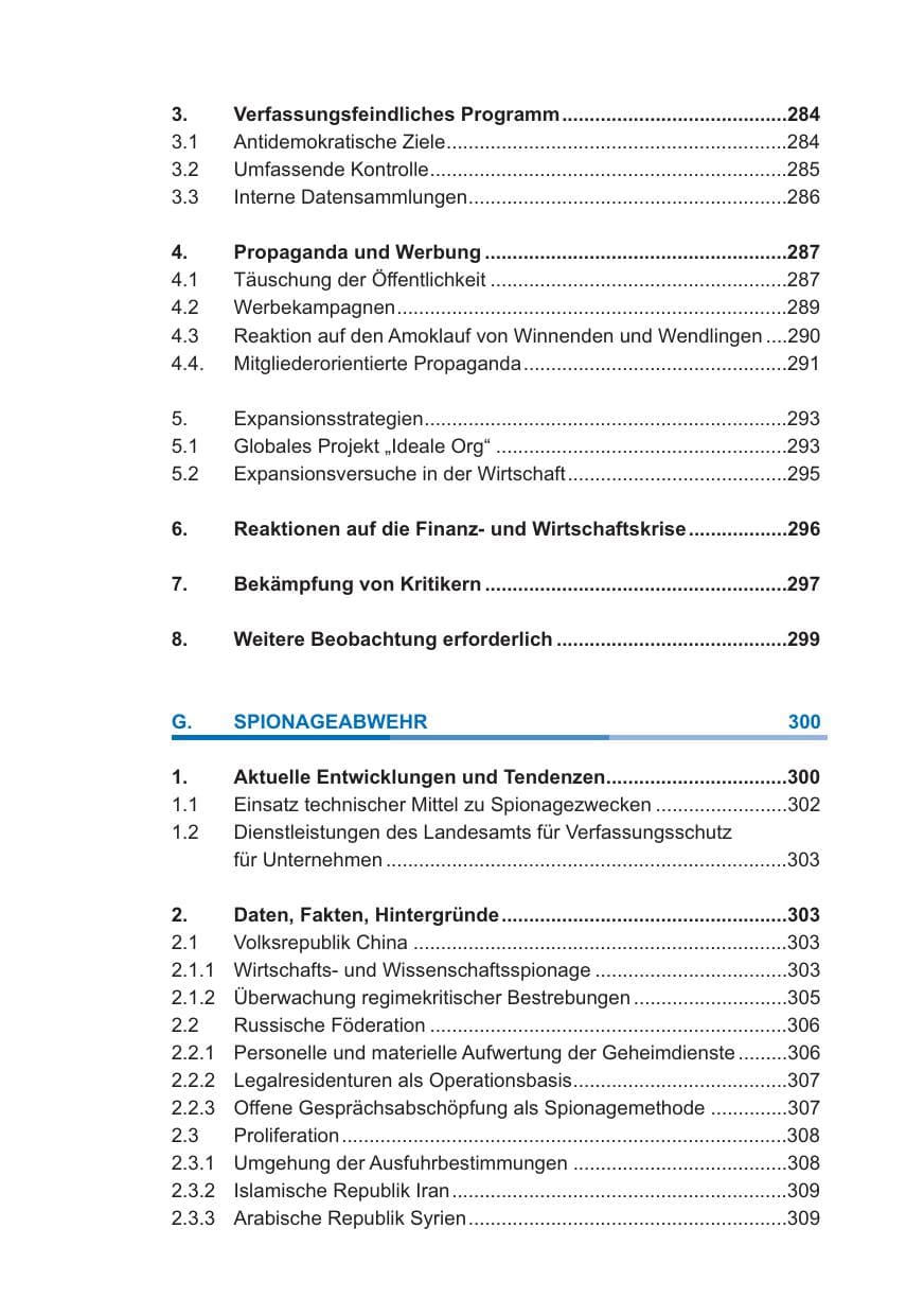Seite 13 des Verfassungsschutzbericht 2009 Baden-Württemberg